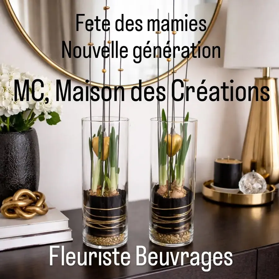 L’atelier MC Maison des Créations réalisée par MC Maison des Créations, fleuriste à Beuvrages