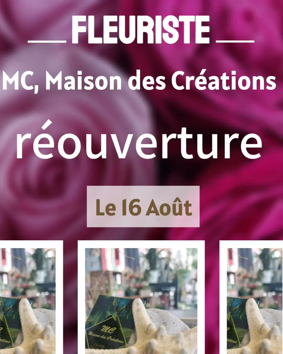 L’atelier MC Maison des Créations réalisée par MC Maison des Créations, fleuriste à Beuvrages