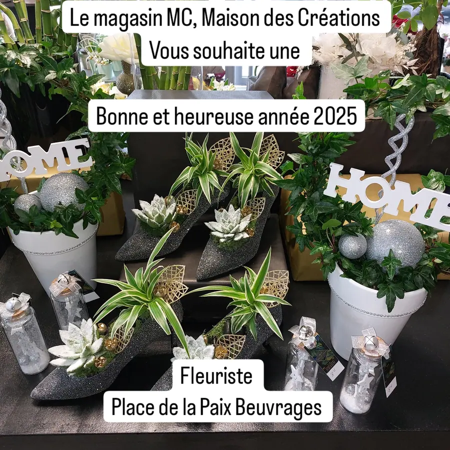 L’atelier MC Maison des Créations réalisée par MC Maison des Créations, fleuriste à Beuvrages