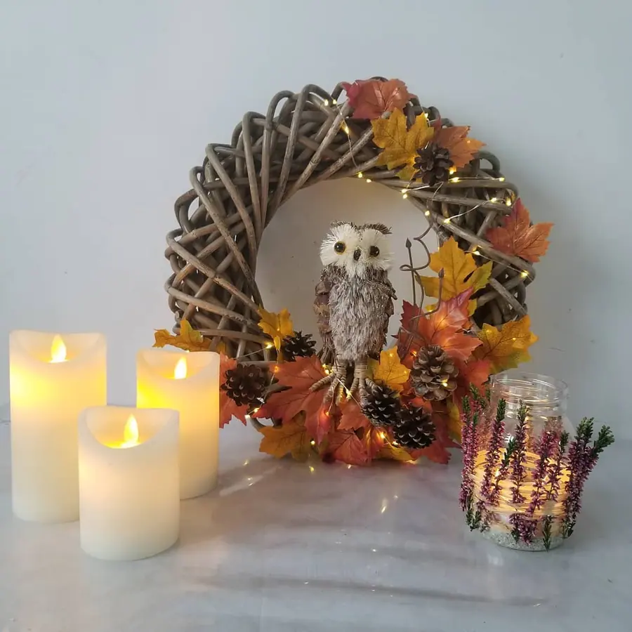 Composition florale d’automne réalisée par MC Maison des Créations, fleuriste à Beuvrages