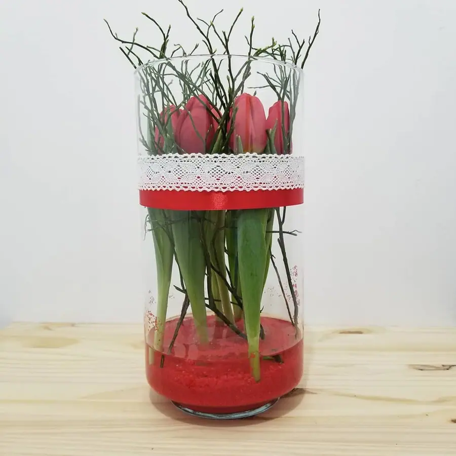 Bouquet et composition florale réalisée par MC Maison des Créations, fleuriste à Beuvrages