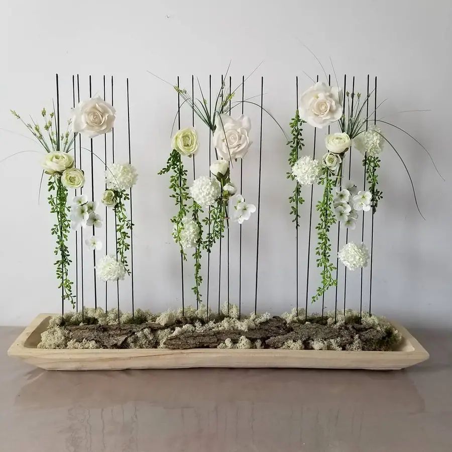 Bouquet et composition florale réalisée par MC Maison des Créations, fleuriste à Beuvrages