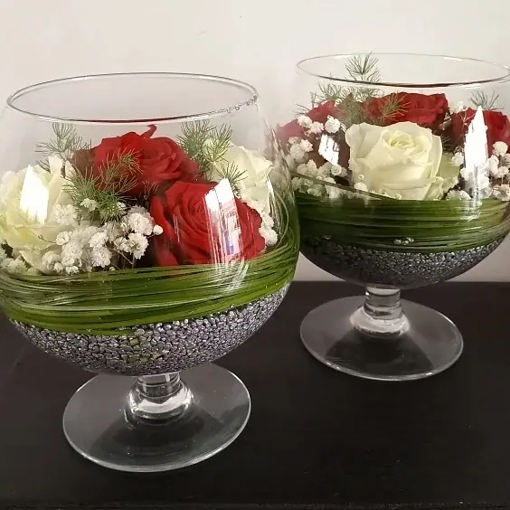 Décoration florale d’événement réalisée par MC Maison des Créations, fleuriste à Beuvrages