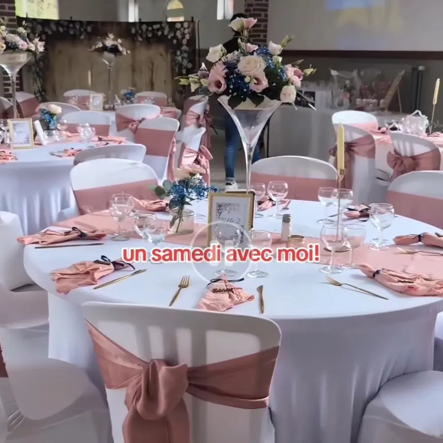 Décoration florale d’événement réalisée par MC Maison des Créations, fleuriste à Beuvrages