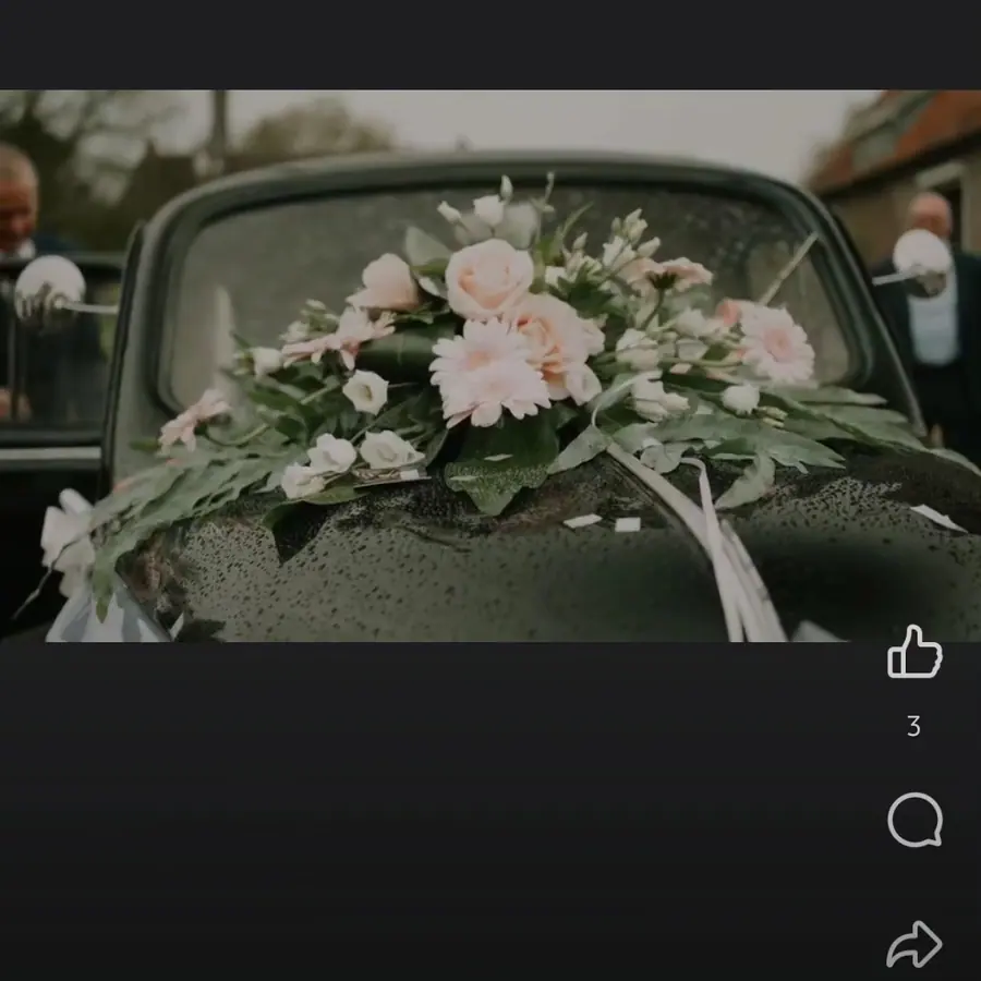 Décoration florale de mariage réalisée par MC Maison des Créations, fleuriste à Beuvrages