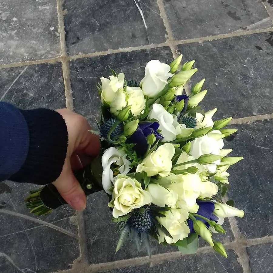 Décoration florale de mariage réalisée par MC Maison des Créations, fleuriste à Beuvrages