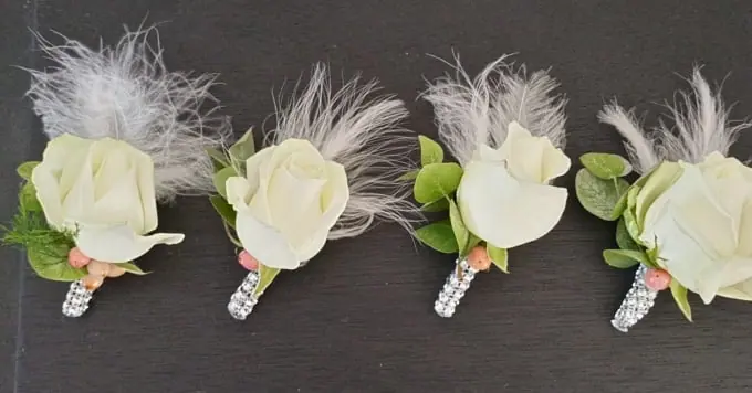 Décoration florale de mariage réalisée par MC Maison des Créations, fleuriste à Beuvrages