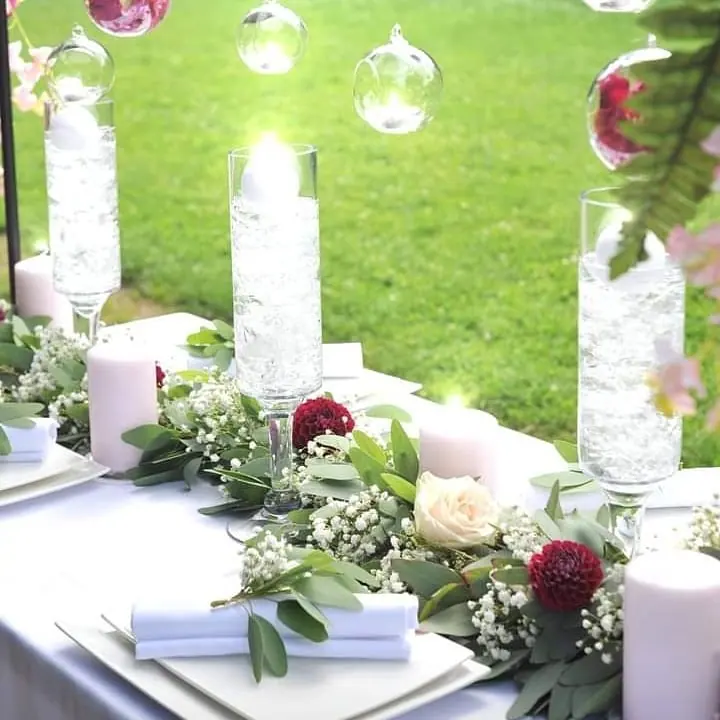 Décoration florale de mariage réalisée par MC Maison des Créations, fleuriste à Beuvrages