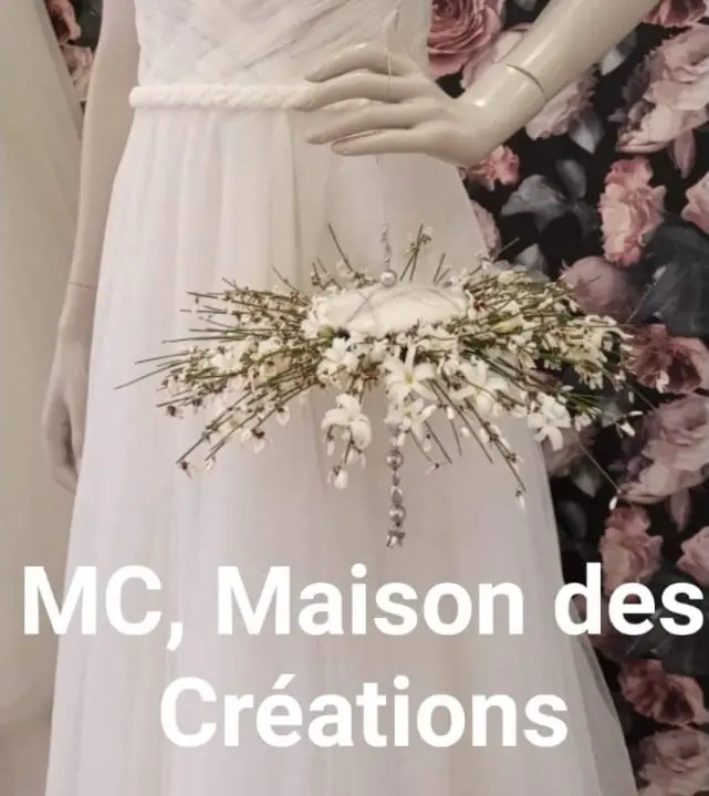 Décoration florale de mariage réalisée par MC Maison des Créations, fleuriste à Beuvrages