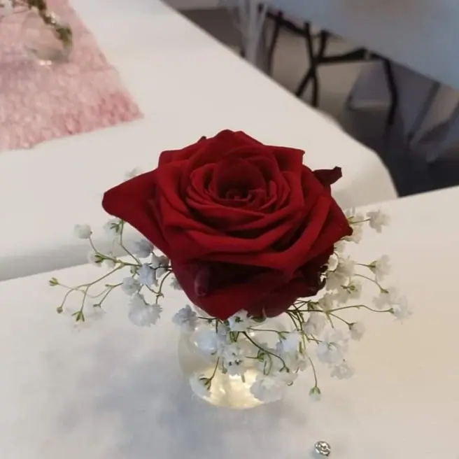 Décoration florale de mariage réalisée par MC Maison des Créations, fleuriste à Beuvrages