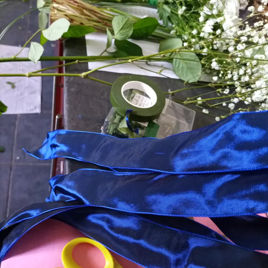 Décoration florale de mariage réalisée par MC Maison des Créations, fleuriste à Beuvrages