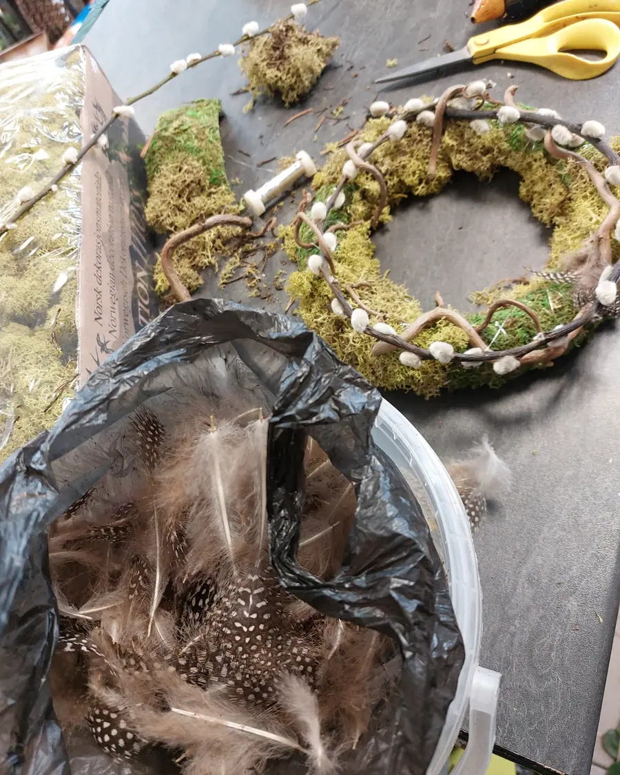 Composition en fleurs séchées réalisée par MC Maison des Créations, fleuriste à Beuvrages